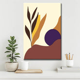 Painting by Numbers Art Minimalism Blue Ball Rolls From The Mountain